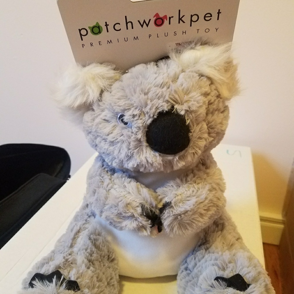 NWT Koala Squeaky Dog Toy